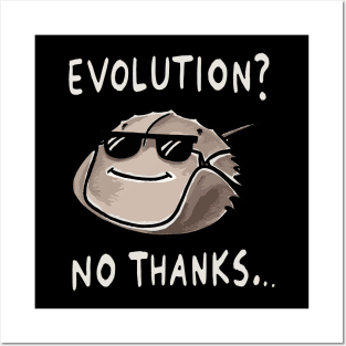 Evolution? No thanks Horseshoe crab Posters and Art